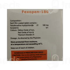 Fexopen 180 Tablet 10