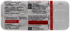 Fexostat 40 Tablet 10 Fexostat 40 Tablet 10