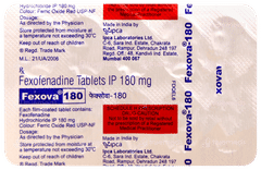 Fexova 180 Tablet 10 Fexova 180 Tablet 10