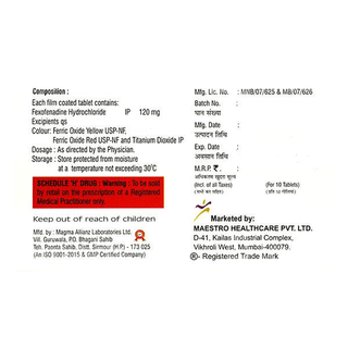 Fextim 120 Mg Tablet 10
