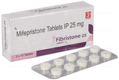 Fibristone 25 Mg Tablet 10 Fibristone 25 Mg Tablet 10
