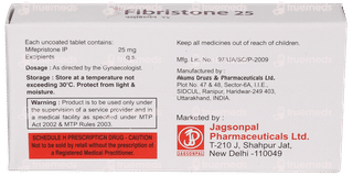 Fibristone 25 Mg Tablet 10