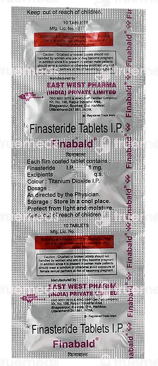 Finabald 1 MG Tablet 10