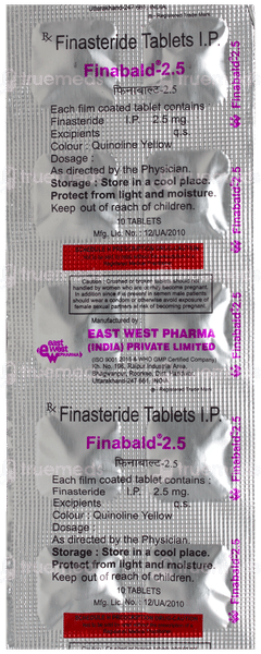 Finabald 2.5 Tablet 10