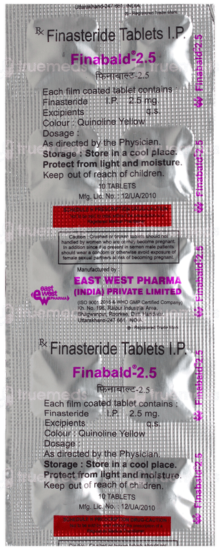 Finabald 2.5 Tablet 10
