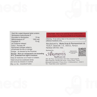 Finenerve-nt 75 Mg/1500mcg/10mg Tablet 10