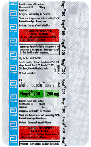 Flagyl 200 Tablet 15