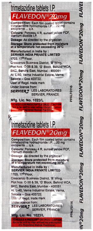 Flavedon 20Mg Tablet 10