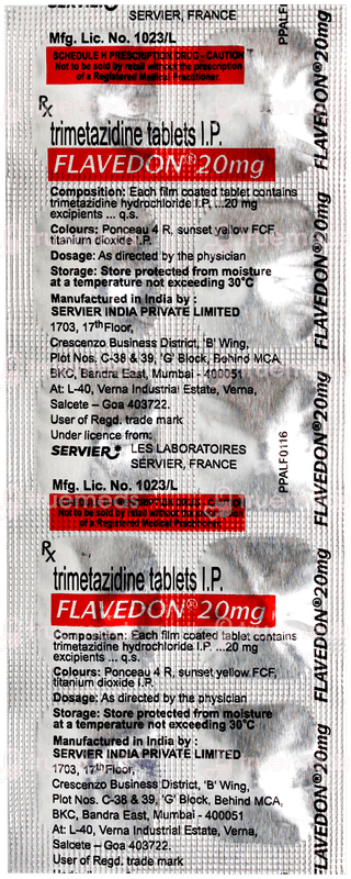 Flavedon 20Mg Tablet 10