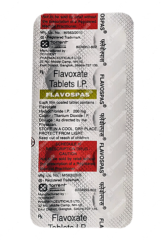 Flavospas 200 MG Tablet 10