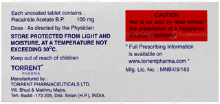 Flecarite 100 Tablet 10