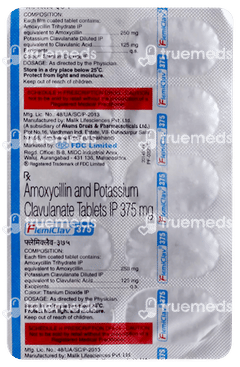 Flemiclav 375 Tablet 10