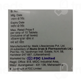 Flemiclav 625 Tablet 10