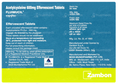 Fluimucil Lemon Flavour Effervescent Tablet 6