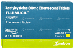 Fluimucil Lemon Flavour Effervescent Tablet 6