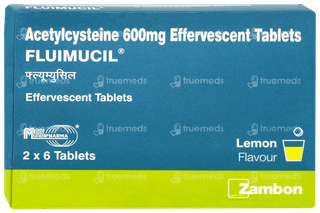 Fluimucil Lemon Flavour Effervescent Tablet 6