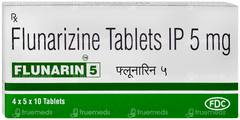 Flunarin 5 Tablet 10 Flunarin 5 Tablet 10