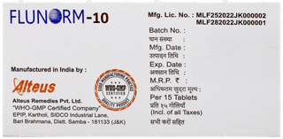 Flunorm 10 Tablet 15
