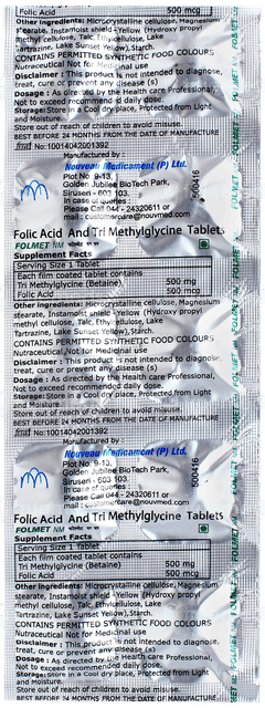 Folmet Nm Tablet 10