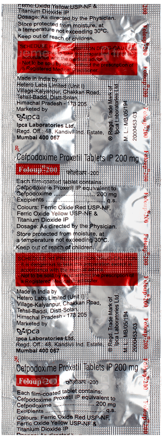 Foloup 200 Tablet 10