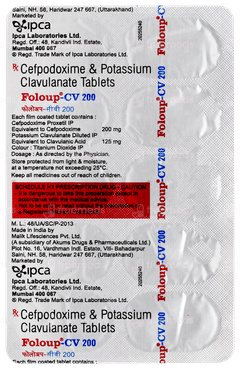 Foloup Cv 200 Tablet 10