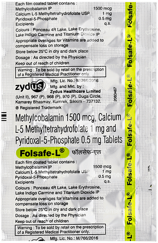 Folsafe L Tablet 15