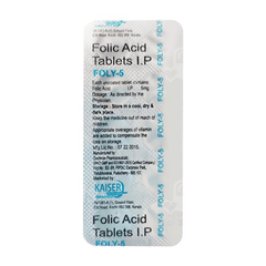 Foly 5 MG Tablet 10