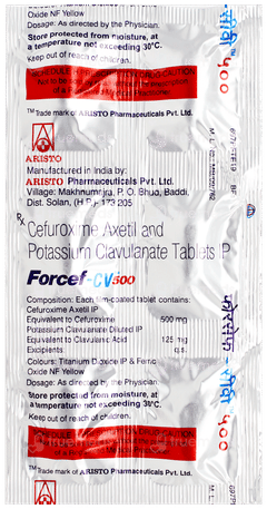 Forcef Cv 500 Tablet 6 Forcef Cv 500 Tablet 6