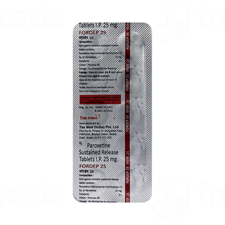 Fordep 25Mg Tablet 10
