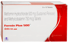 Formin Plus 500 Tablet 10