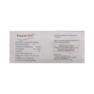 Forpan Dm Tablet 10