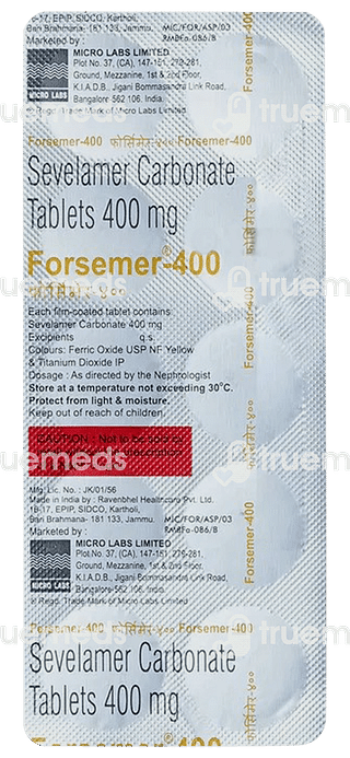 Forsemer 400 MG Tablet 10