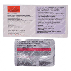 Fosavance 70mg/5600iu Tablet 4 Fosavance 70mg/5600iu Tablet 4
