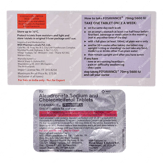 Fosavance 70mg/5600iu Tablet 4