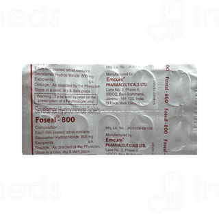 Foseal 800 MG Tablet 10