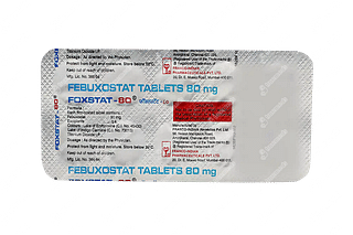 Foxstat 80 MG Tablet 10