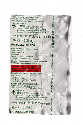 Fritolev Xr 500 MG Tablet 10