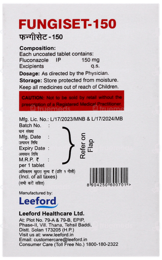 Fungiset 150 Tablet 1