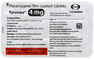 Fycompa 4mg Tablet 14