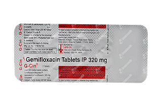 G Cin 320 MG Tablet 5