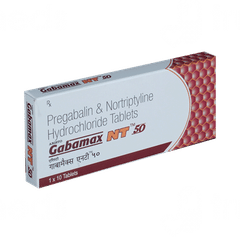 Gabamax Nt 50/10 MG Tablet 10