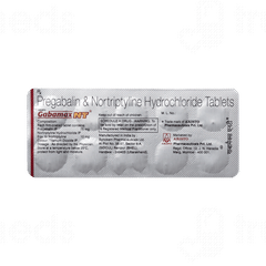 Gabamax Nt 75/10 MG Tablet 10