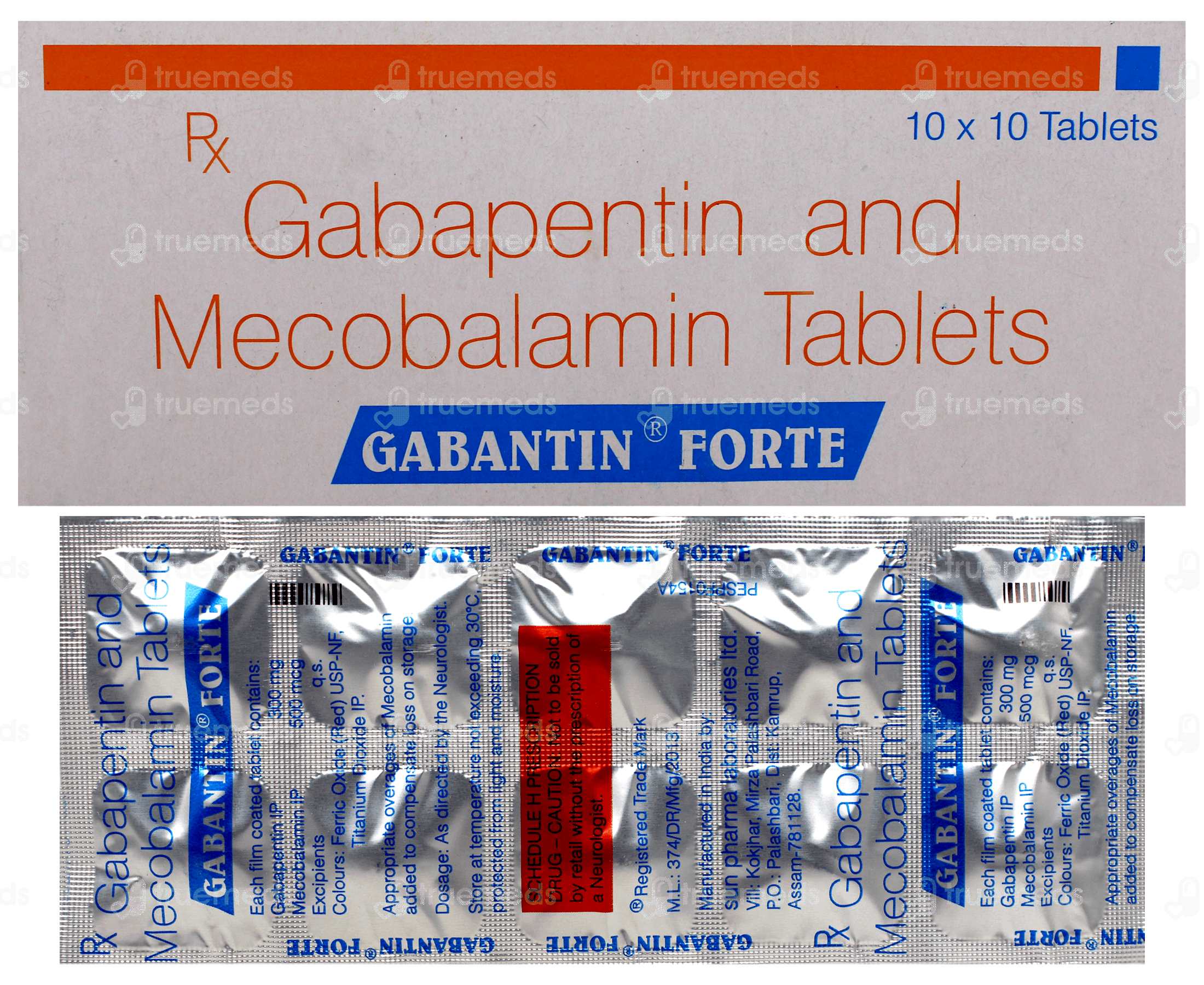 Gabantin Forte Tablet 10