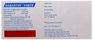 Gabantin Forte Tablet 10