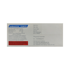 Gabantin Forte Tablet 10 Gabantin Forte Tablet 10