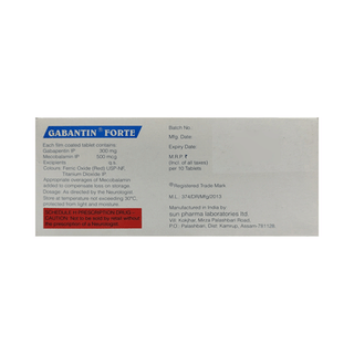 Gabantin Forte Tablet 10