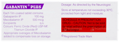 Gabantin Plus Tablet 10