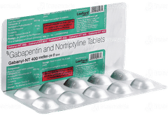 Gabanyl Nt 400/10 Mg Tablet 10