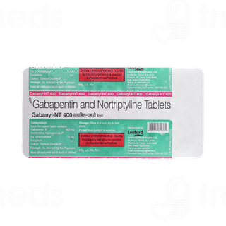 Gabanyl Nt 400/10 MG Tablet 10