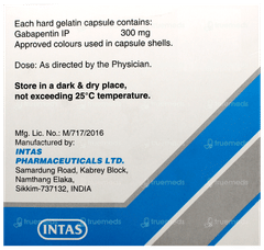 Gabapin 300 Capsule 15 Gabapin 300 Capsule 15